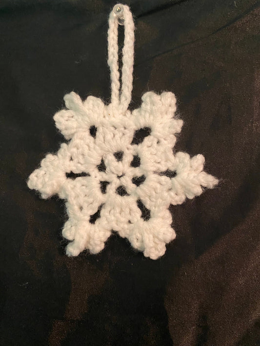 Crocheted Snowflake Ornament