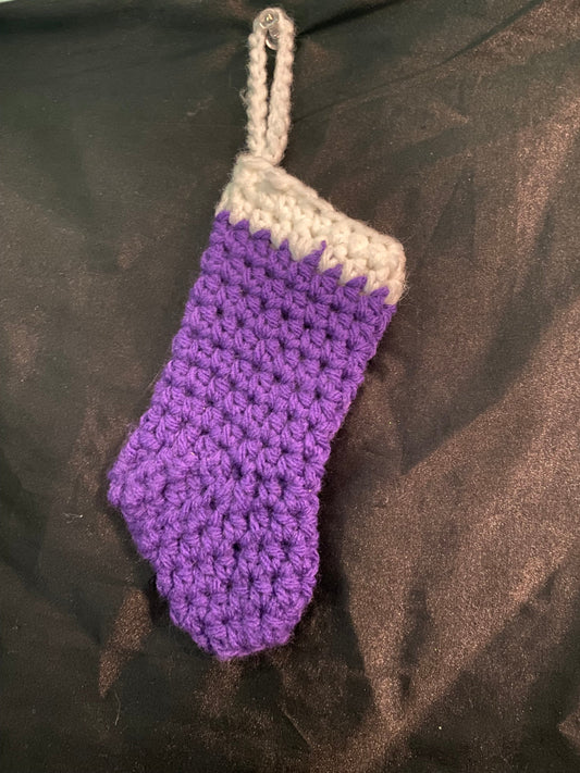 Crocheted Stocking Ornament