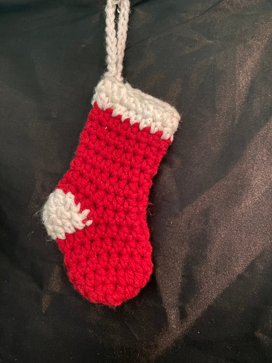 Crochet Stocking Ornament