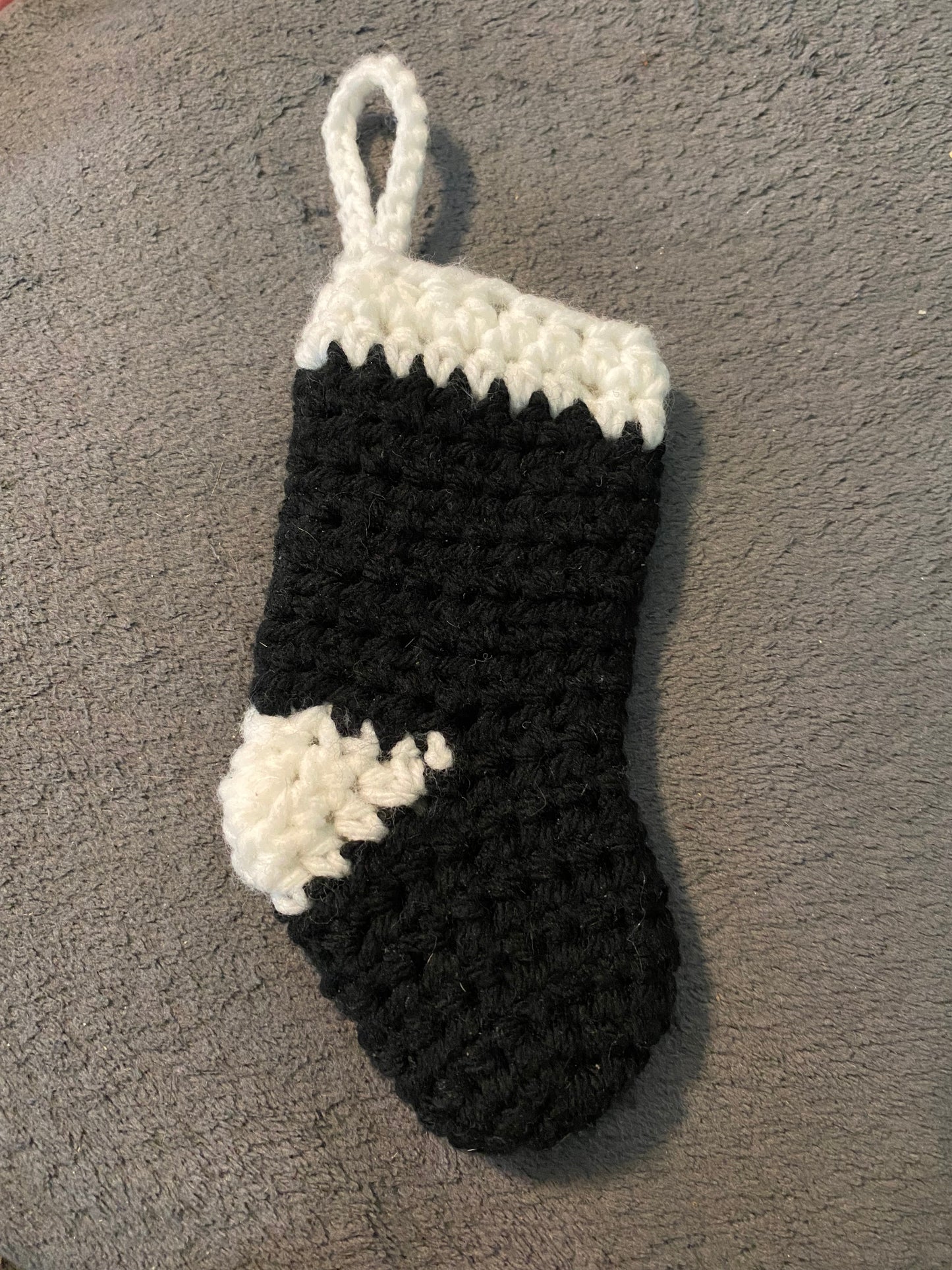 Crocheted Stocking Ornament